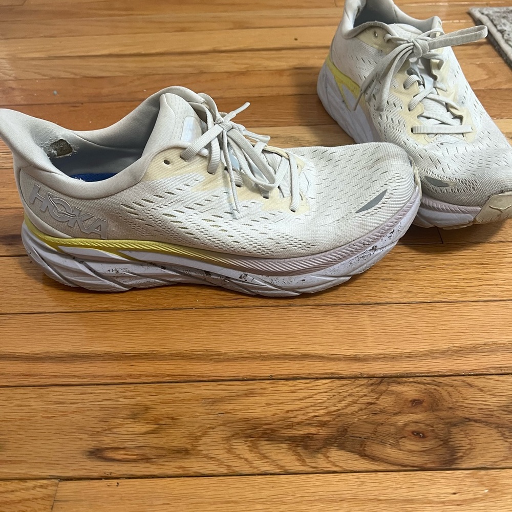 Hoka Women's Cream Running Shoes
